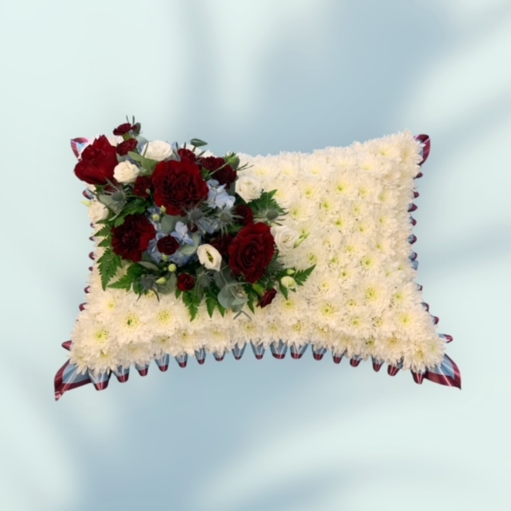 Pillow Image Shown 23 inch Claret And Blue