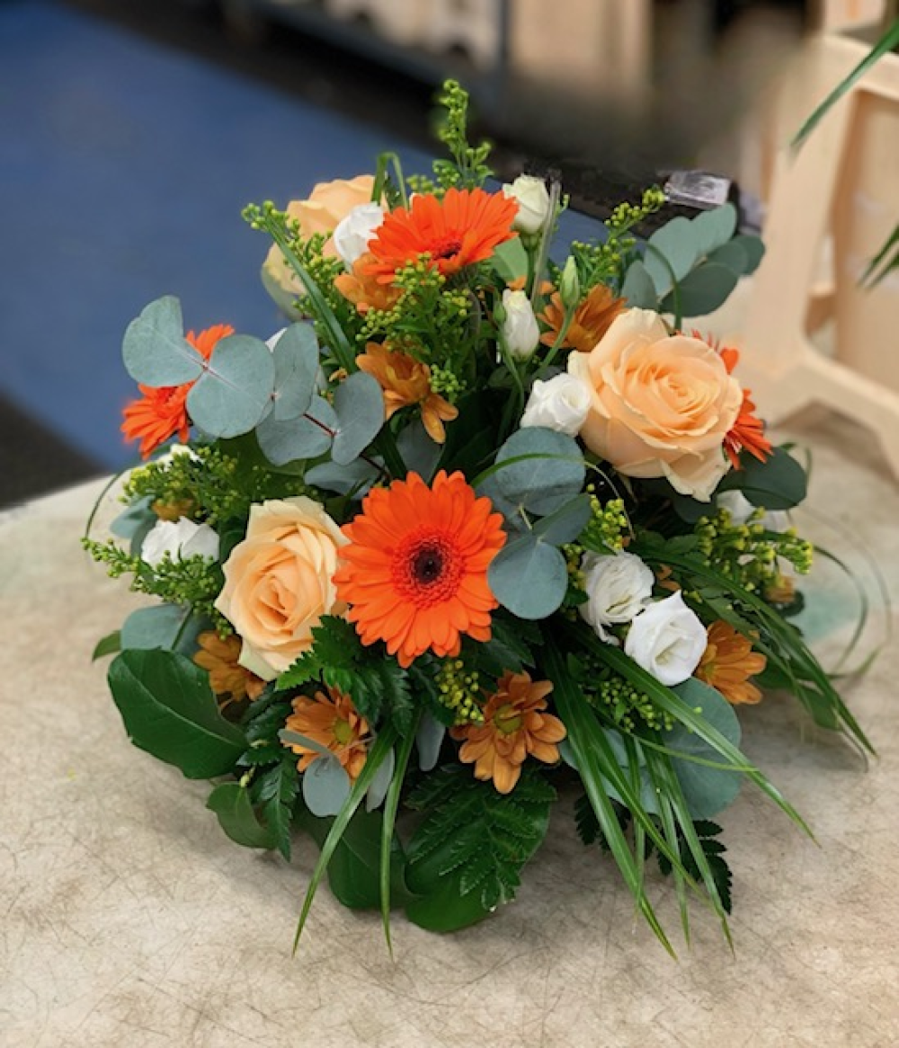 Peach And Orange Posy