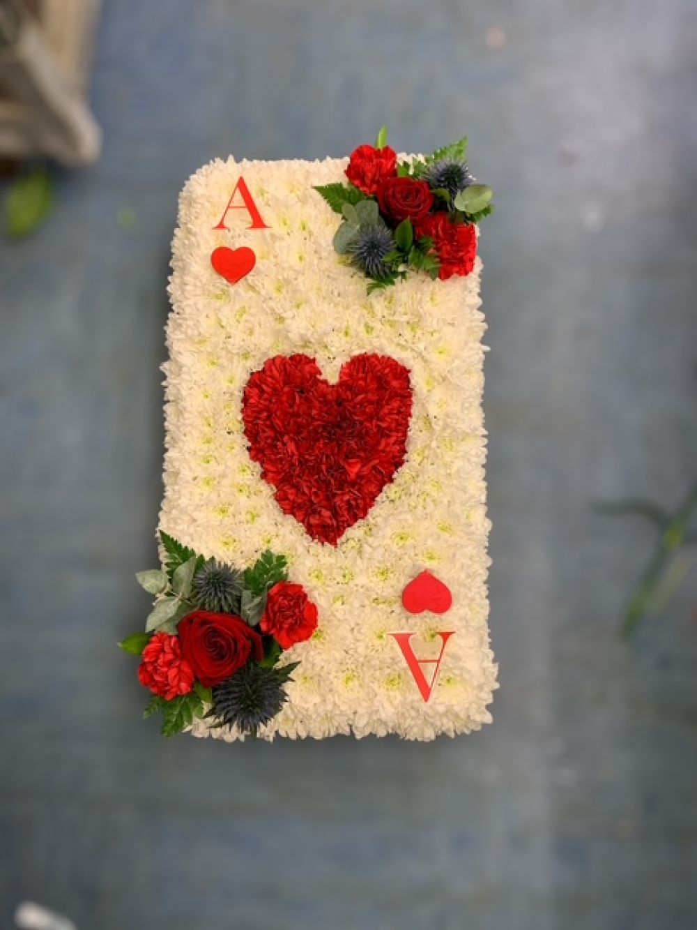 Bespoke Ace Of Hearts